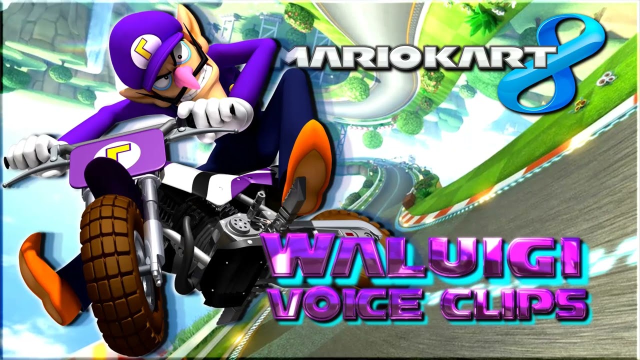 All Waluigi Voice Clips &bull; Mario Kart 8 &bull; All Voice Lines &bull; 2014 &bull; Nintendo Switch (Charles Martinet)