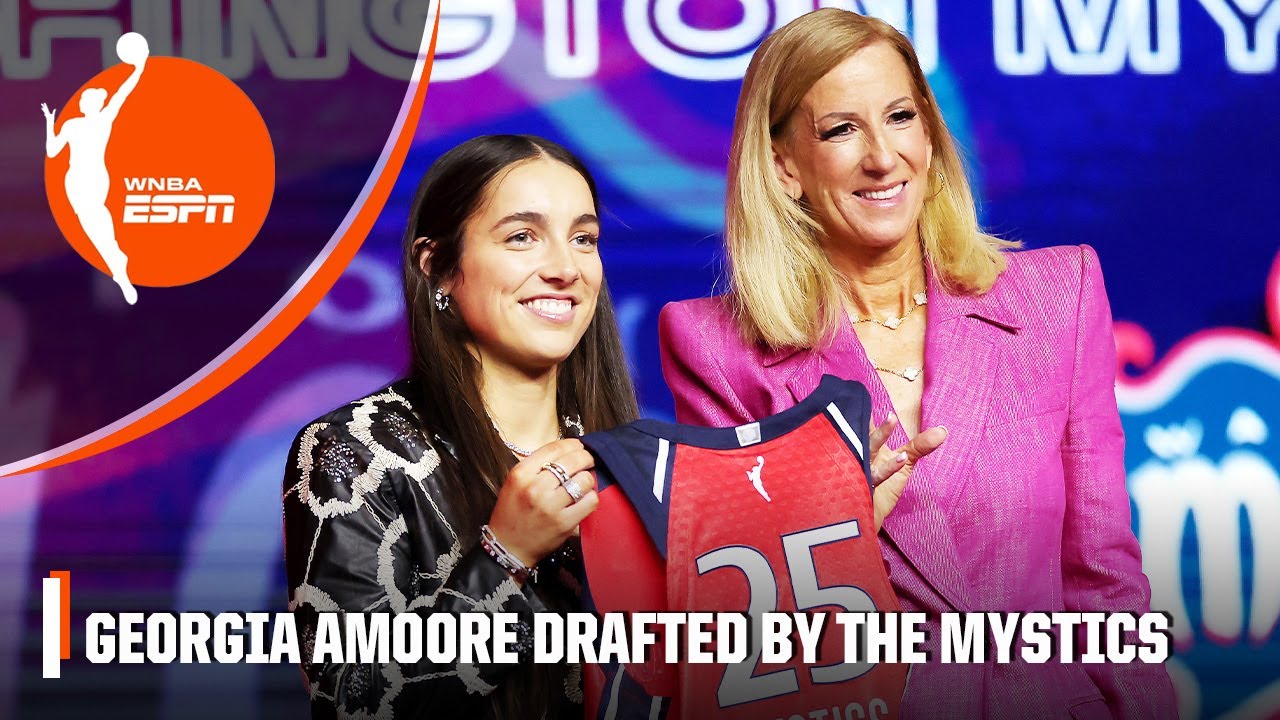 Georgia Amoore drafted No. 6 overall by the Washington Mystics | WNBA Draft