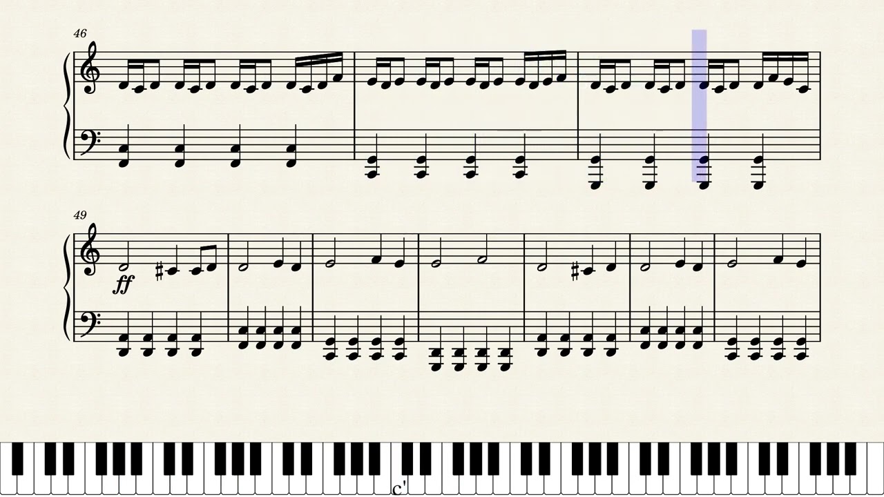 MW2 Extraction Point Piano Cover