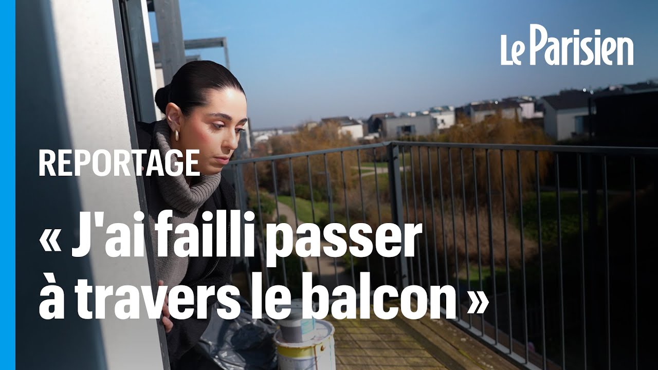 Leurs balcons et leurs sols bougent, alors que leur résidence n'a que 10 ans
