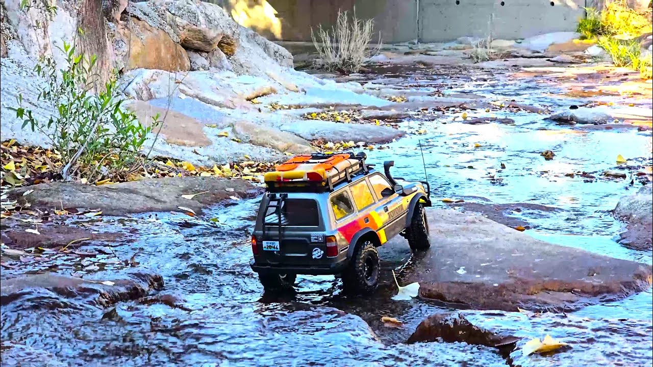 1/10 Scale FMS FCX10 LC80 Toyota Land Cruiser 80 RS H-Tech Wheel - forest creek rock crawling