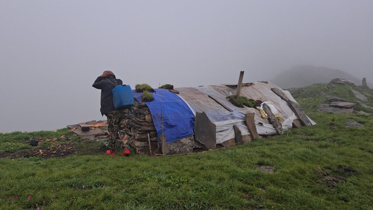 Himalayan Village Life , hard Work, Simple Food, and Peaceful Village Living Close to Nature Nepal 