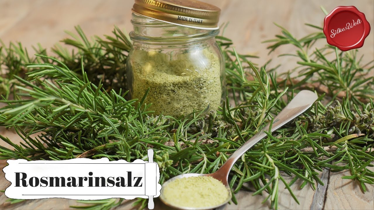Rosmarinsalz selbst herstellen (ich zeige Dir wie)