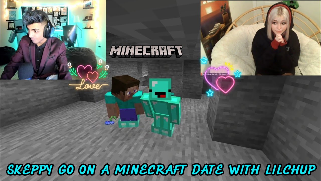 Skeppy Full Livestream|| Skeppy Go On A Minecraft Date With Lilchup