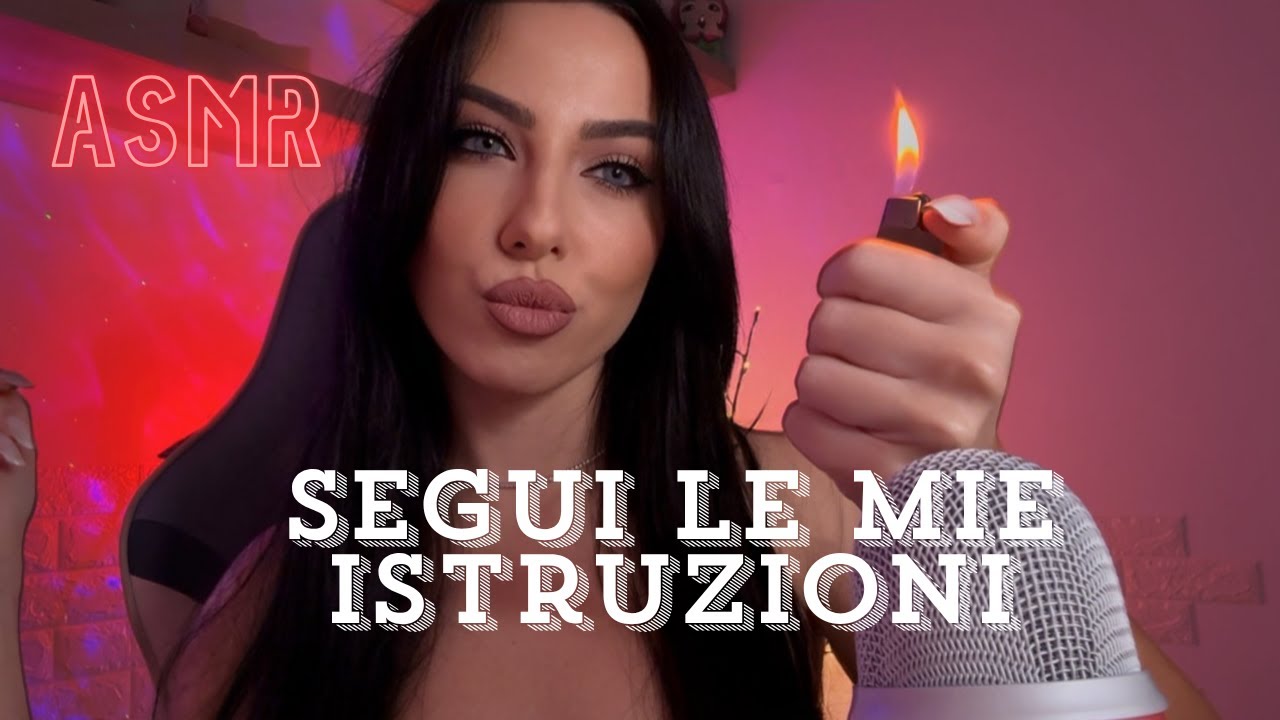 ASMR SEGUI LE MIE ISTRUZIONI TENENDO GLI OCCHI CHIUSI