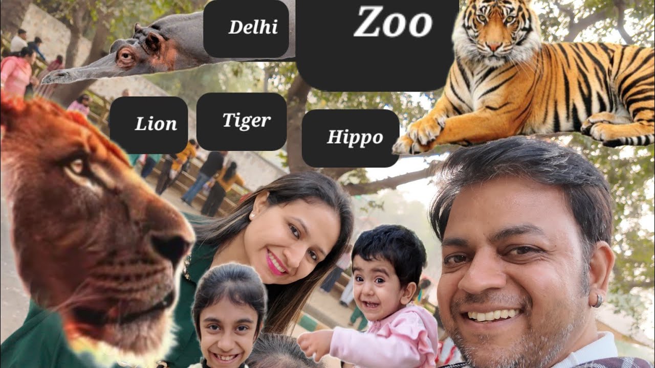 Excited vlog of Delhi Zoo visit.White Tiger dekha kya🙂Cute and Wild animals altogather at 1 place...