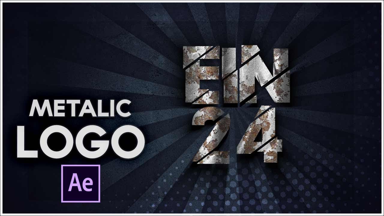 Efecto Metálico en Logo - After Effects Tutorial - Sin plugins