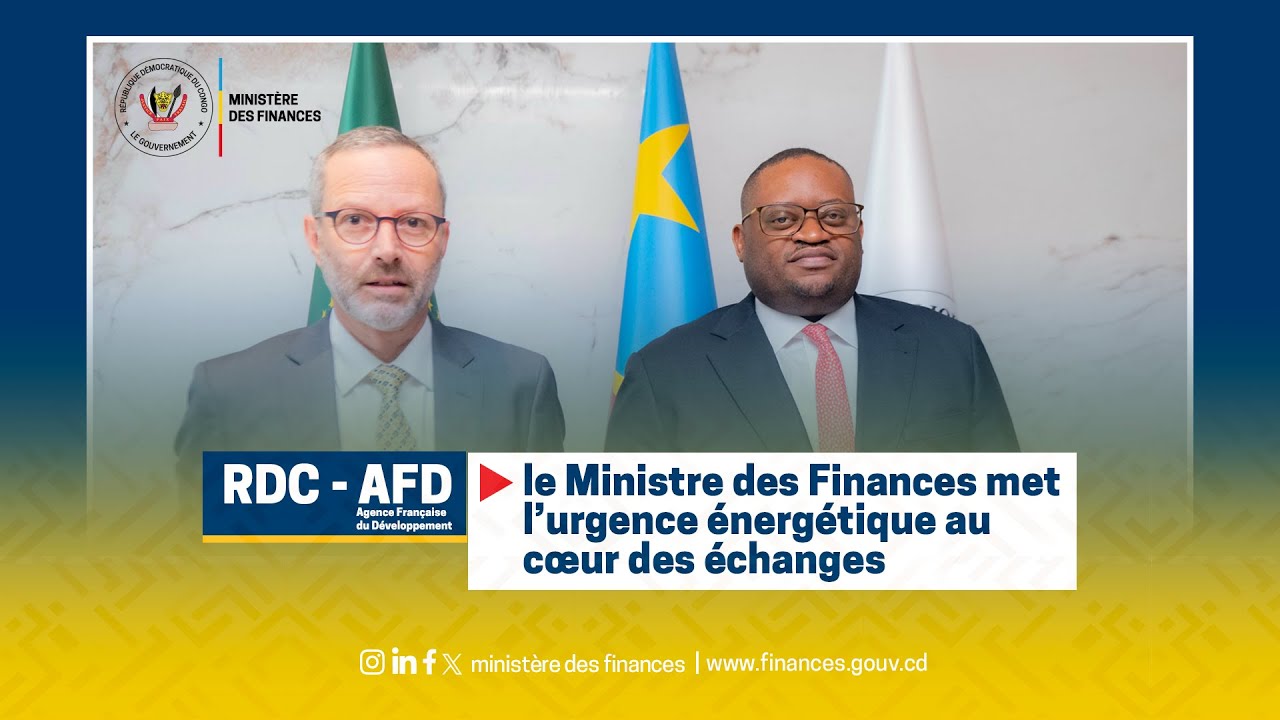 Coopération France–RDC : le Ministre des Finances met l’urgence énergétique au cœur des échanges