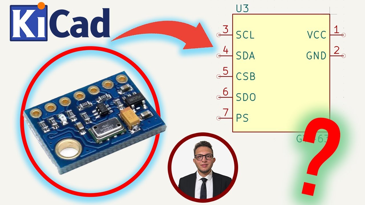 KiCad’de Sensör Nasıl Eklenir? | Symbol Editor ile Şematik Çizim