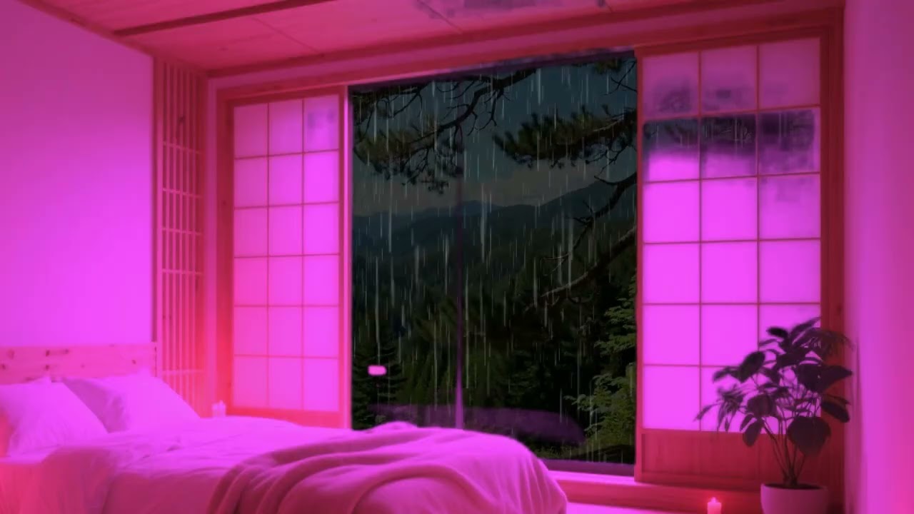 Soft Rainfall at Night 🌙 | Pure ASMR Sleep Sounds