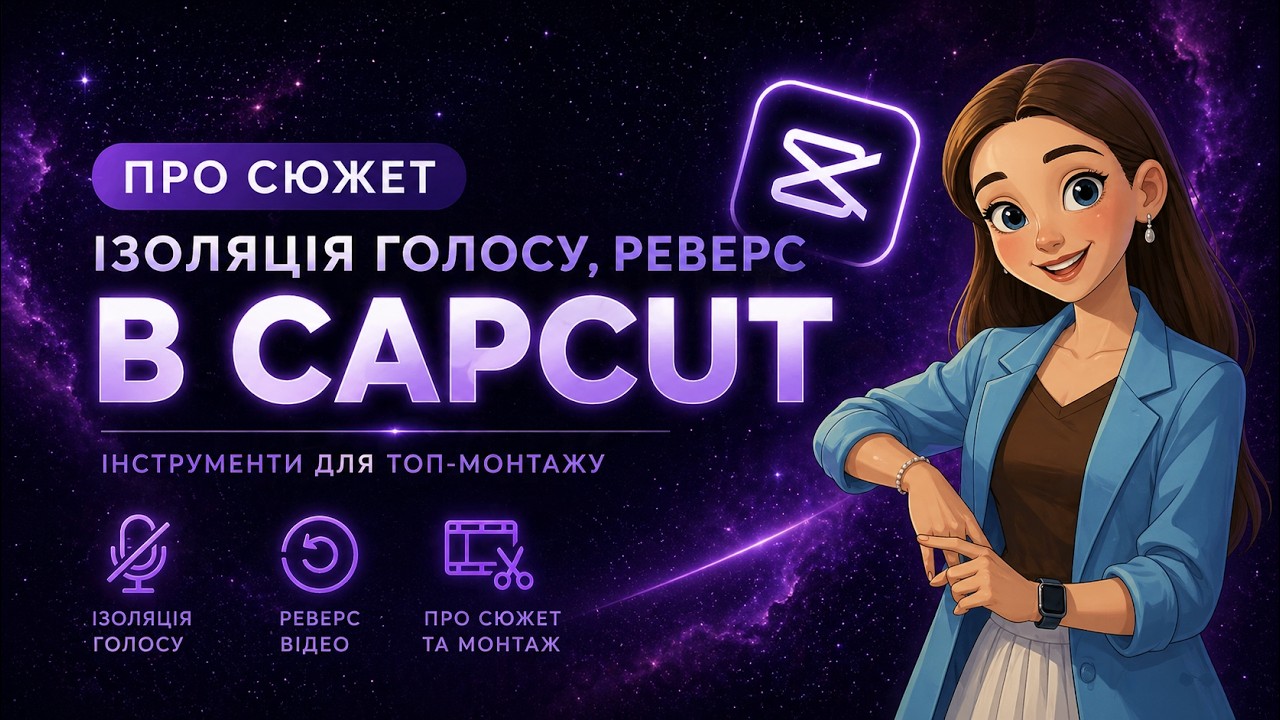 Розбір домашки. Урок про Предметну анімацію. Сюжет, ізоляція голосу в CapCut