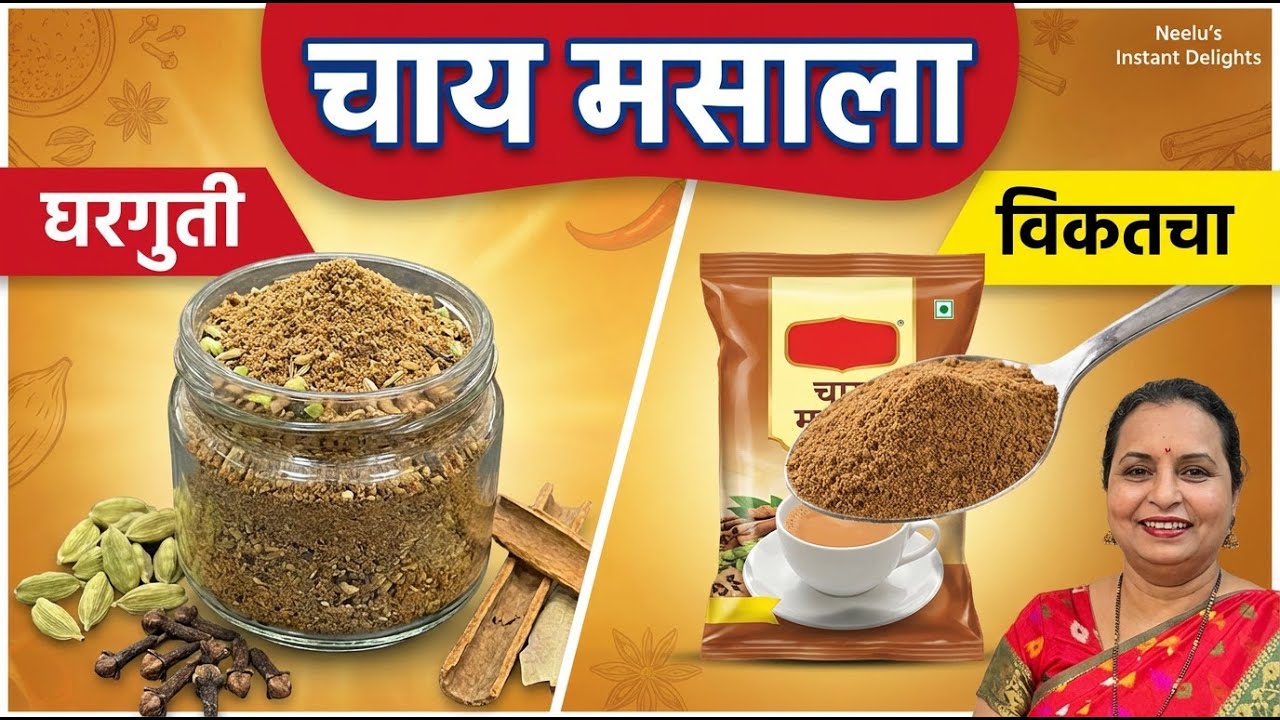 घरगुती चहा मसाला पावडर | Homemade vs Store-Bought TEA MASALA POWDER Which is Better for Indian Tea