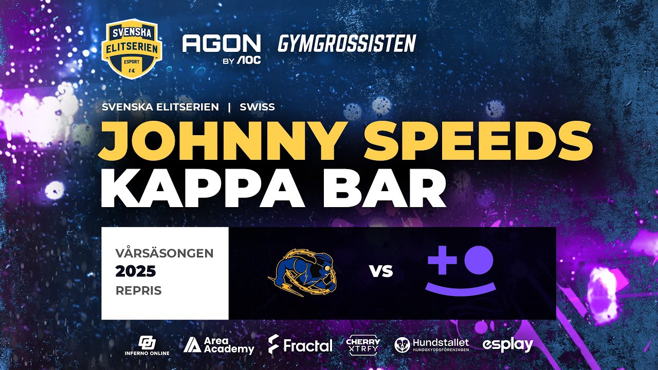 Svenska Elitserien CS2 | Vår 2025 | JOHNNY SPEEDS VS KAPPA BAR