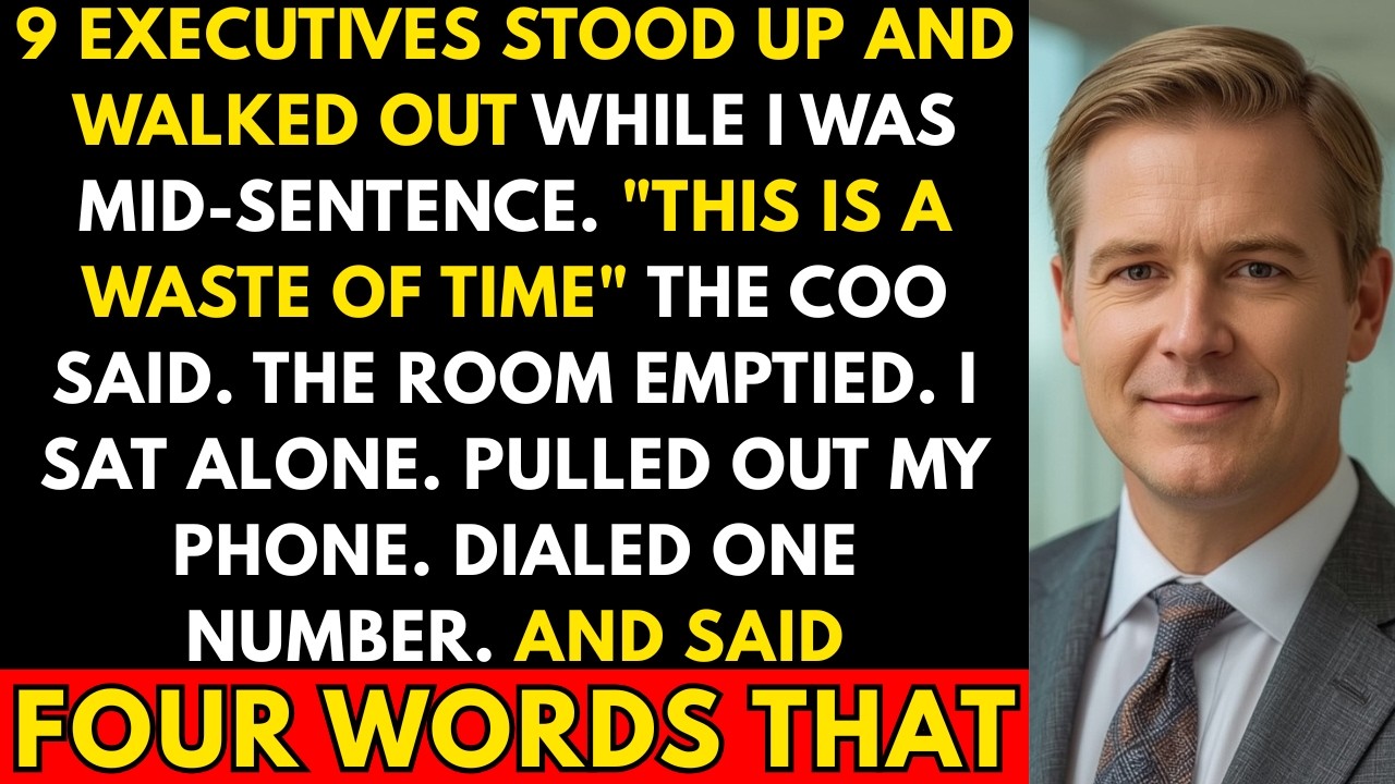 All 9 Executives Walked Out Of My Presentation So I Made One Call | OFFICE REVENGE