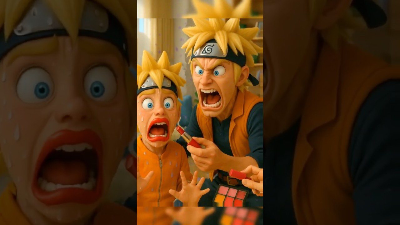 Naruto participa en el concurso de la mejor actuaci&oacute;n de una mujer #naruto #dibujoscreativos #humor