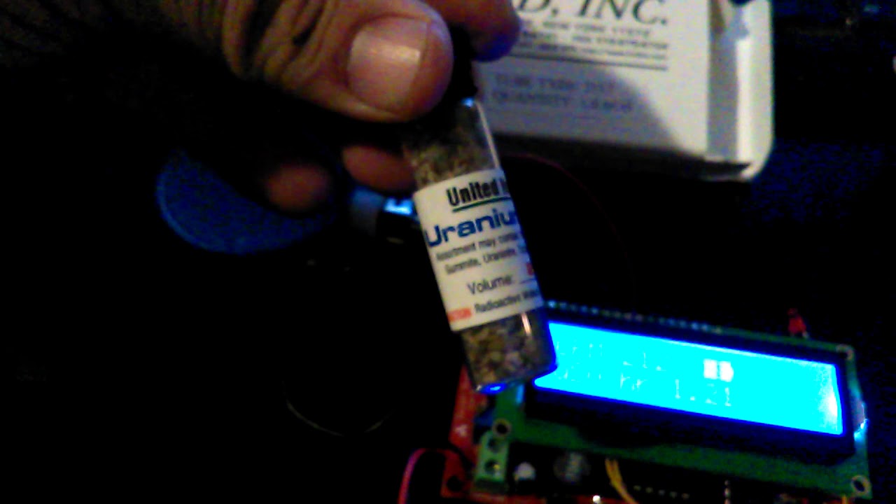 Geiger counter, radiation meter, LND 7317 tube