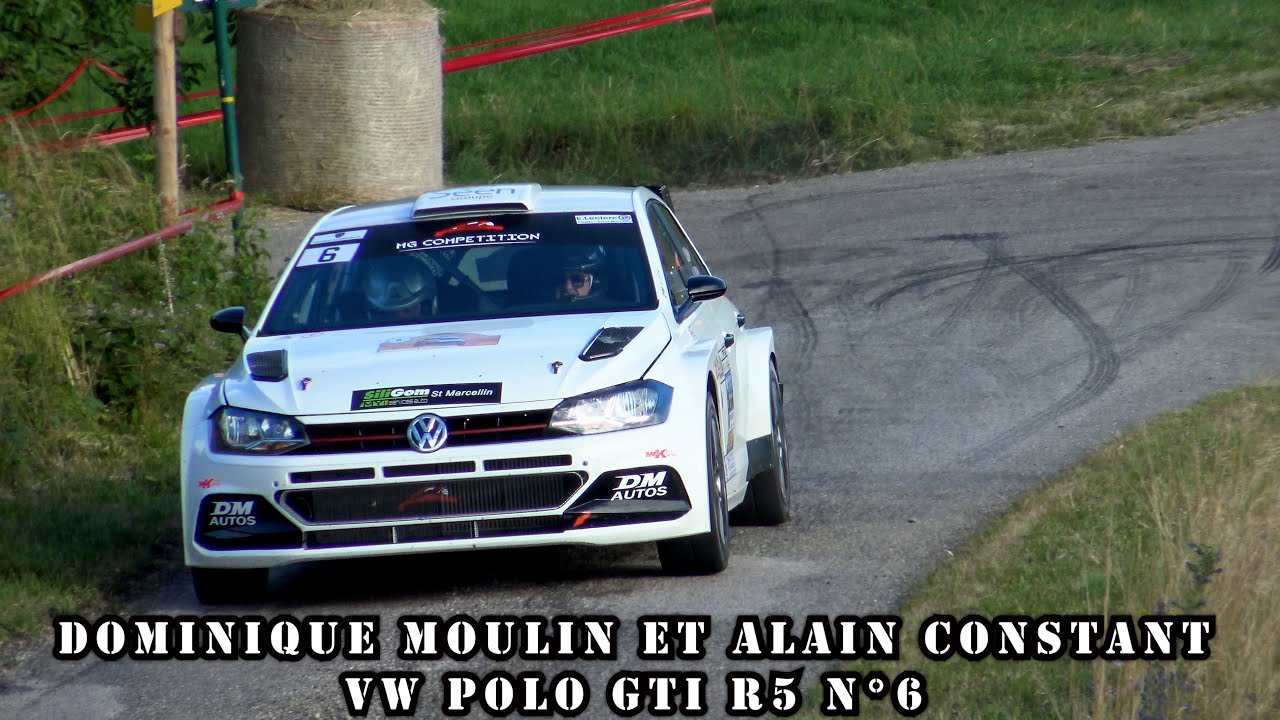 Rallye de Saint Marcellin 2023 - VW Polo GTI R5 N°6 - Dominique MOULIN et Alain CONSTANT