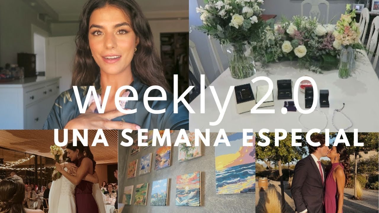 WEEKLY 2.0- empezando un finde muy especial, cena con amigas, tratamiento glow y LA BODA!! 💫🧚‍♀️