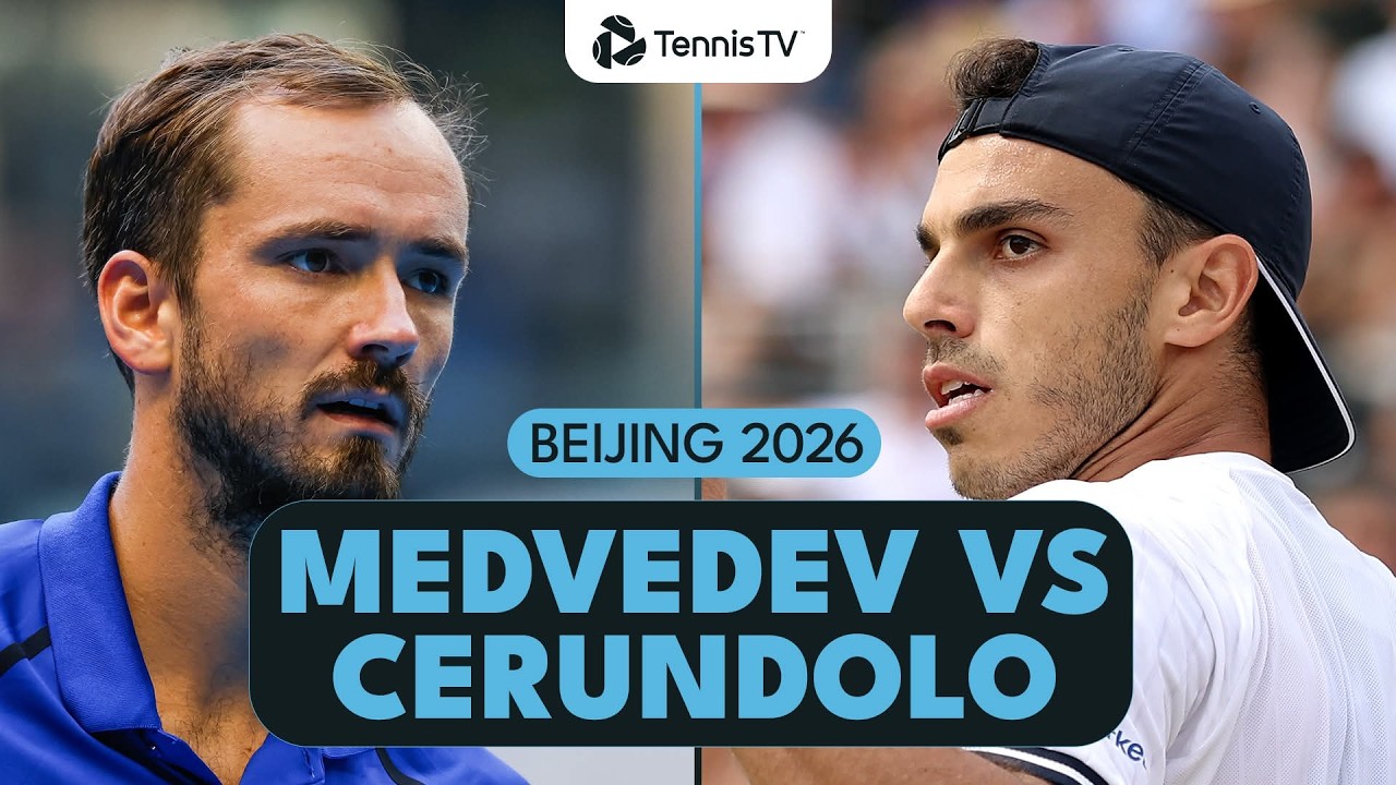 Daniil Medvedev Faces Francisco Cerundolo 💪 | Beijing 2026 Highlights