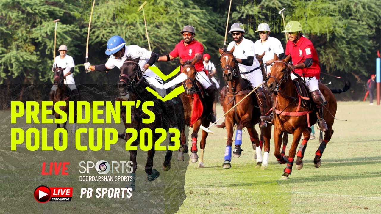 LIVE - The President's Polo Cup 2023; Bodyguard Parade Ground, New Delhi | Doordarshan Sports