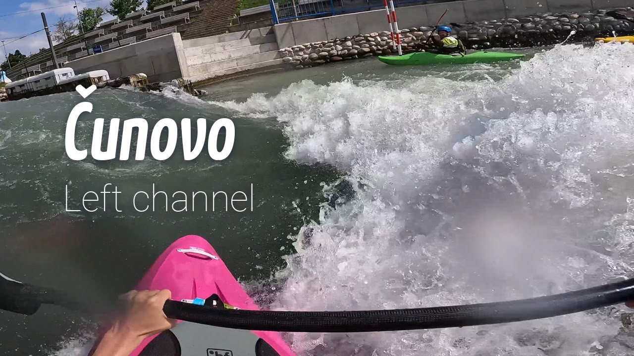Čunovo kayaking - left channel (slalom)