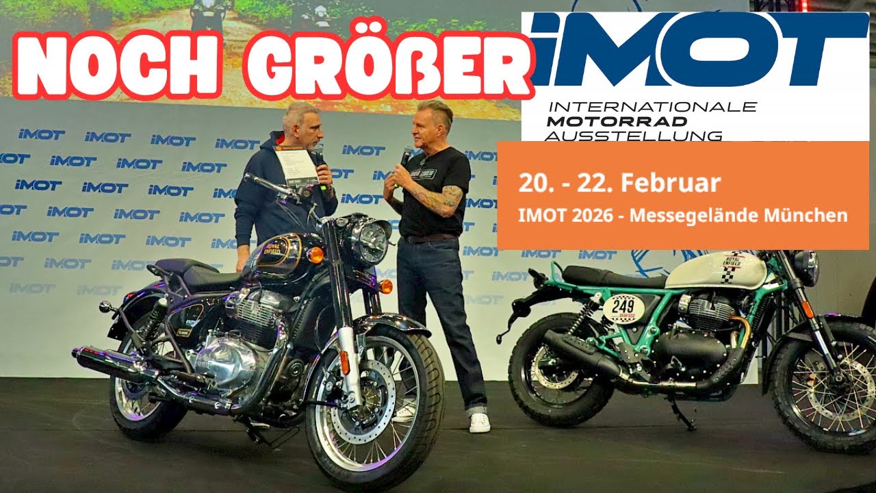 IMOT MOTORRADMESSE 2026 * BESSER ALS DIE INTERMOT? Ausblick auf S&uuml;ddeutschlands gr&ouml;&szlig;te Motorradmesse