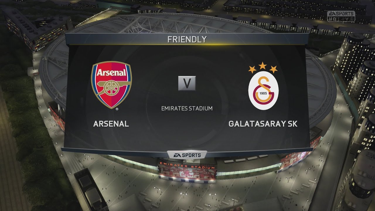 (PS4) FIFA 15 | Arsenal vs Galatasaray - Next-Gen Full Gameplay (1080p HD)