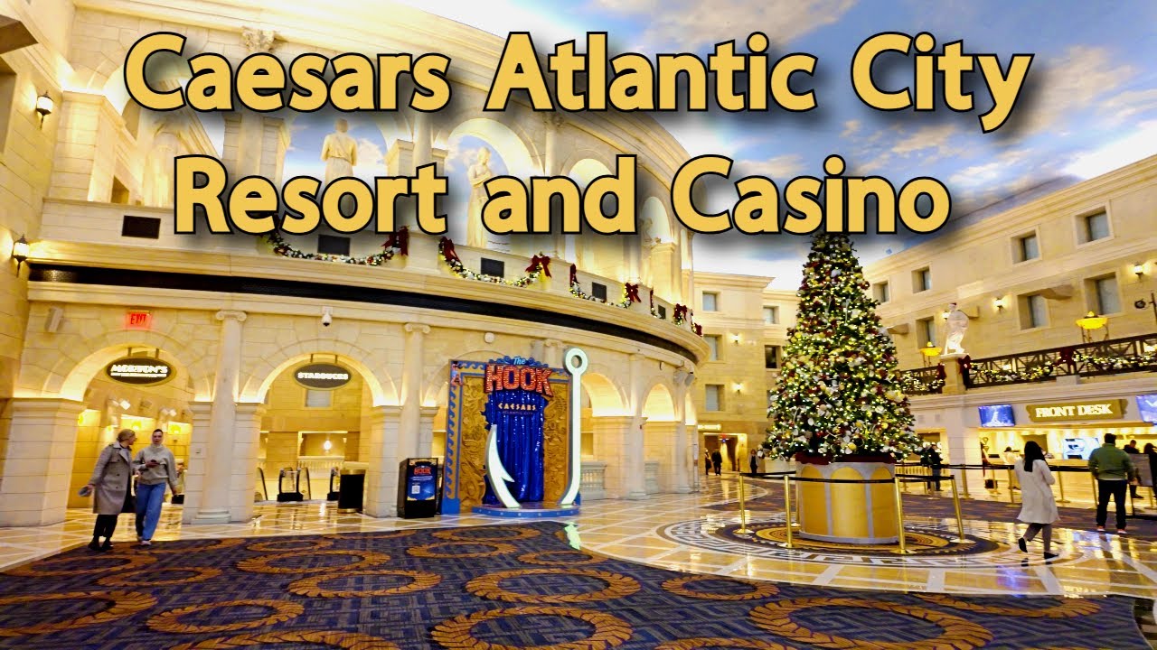 【4K】𝐖𝐀𝐋𝐊 🇺🇸 Inside the Caesars Atlantic City Resort and Casino