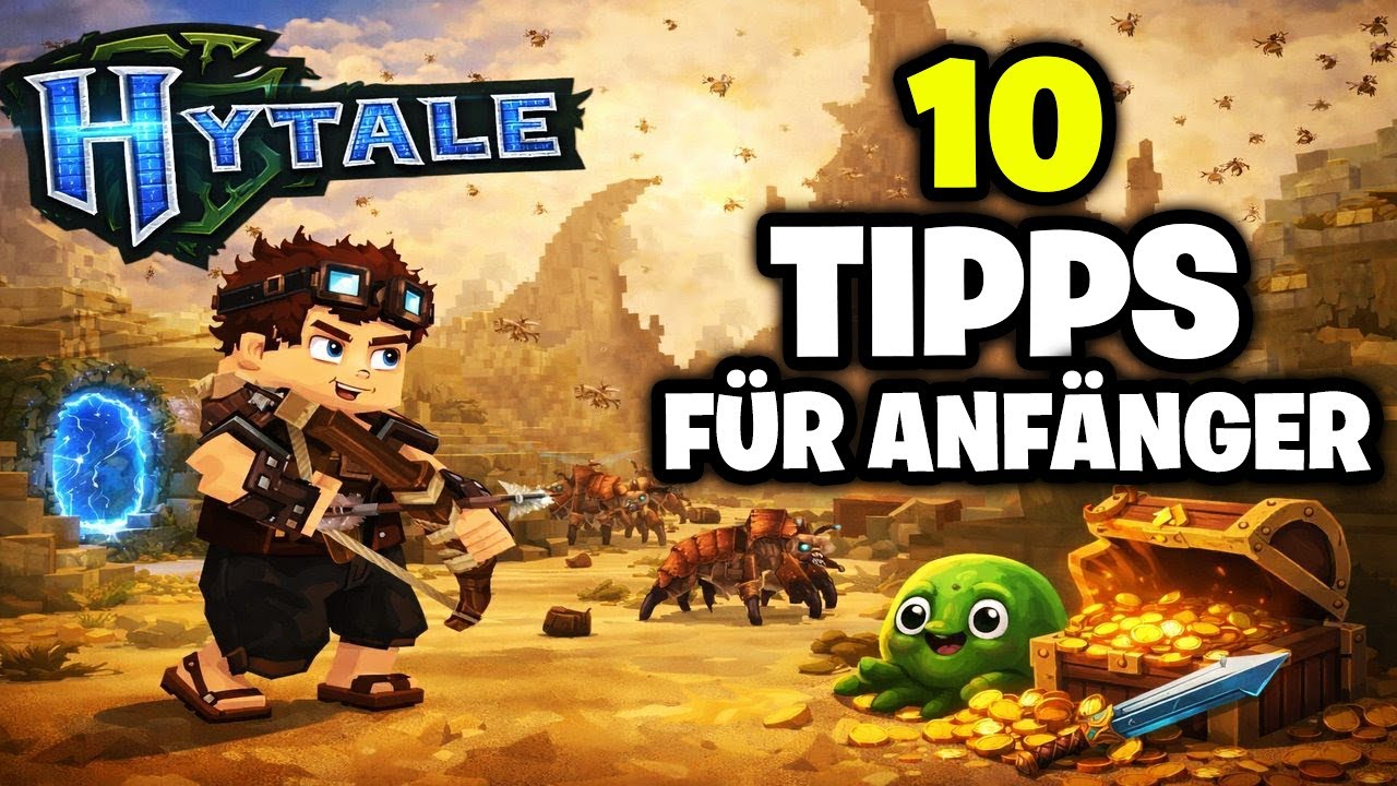 10 TIPPS in HYTALE für ANFÄNGER die du wissen musst!