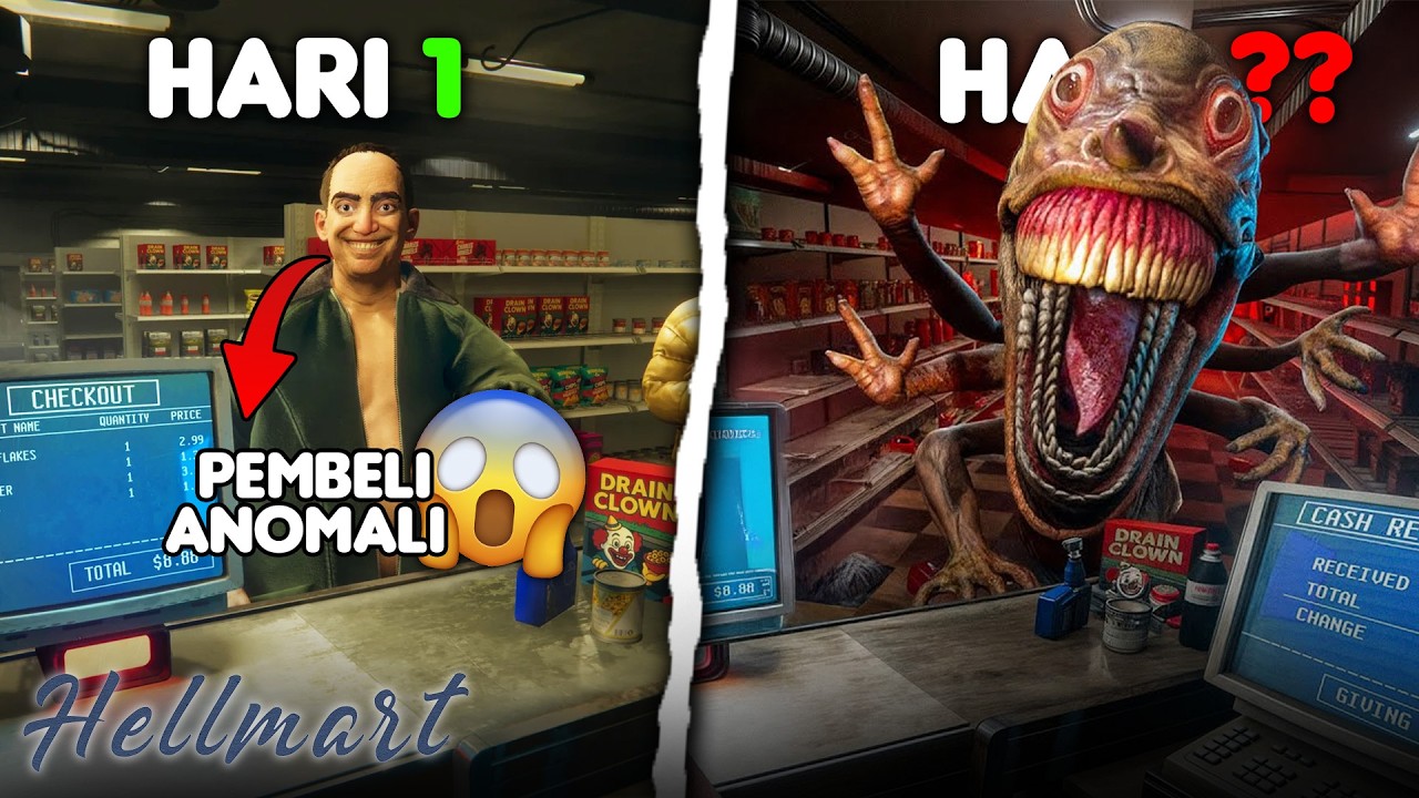 NYOBAIN JADI KASIR SUPERMARKET TAPI... - HELLMART