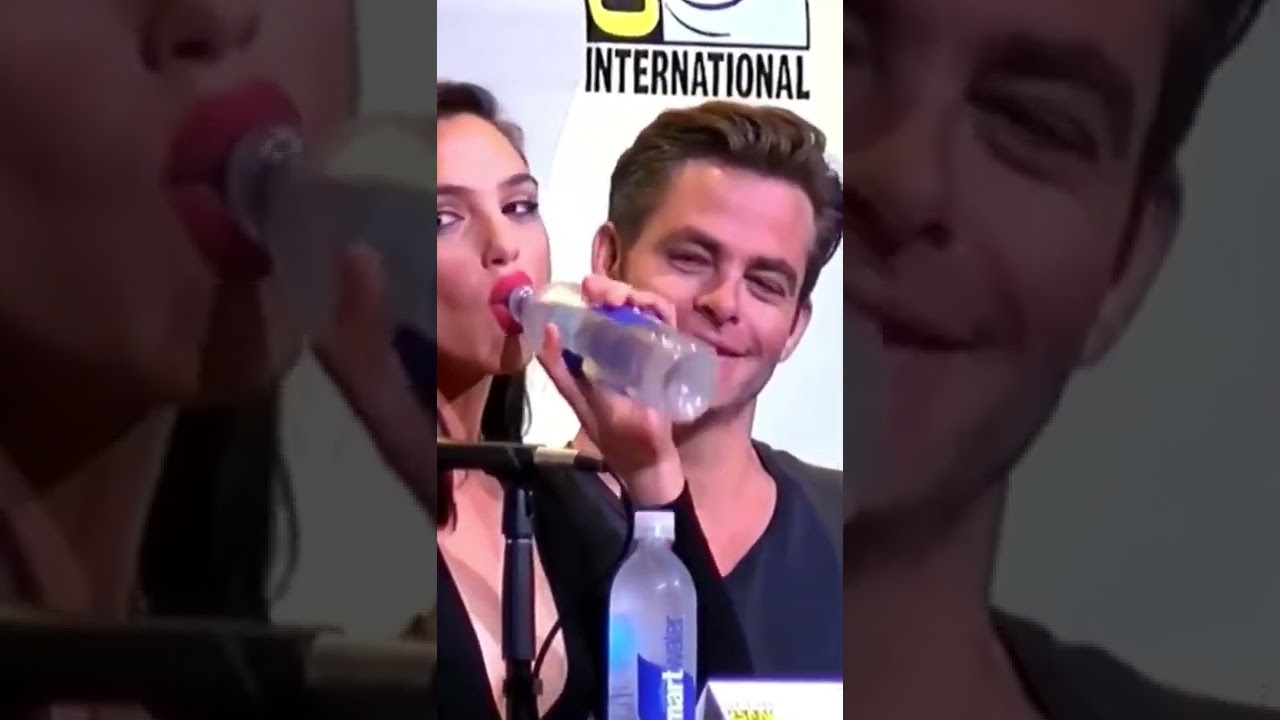 Gal Gadot and Chris Pine , Something going on there .