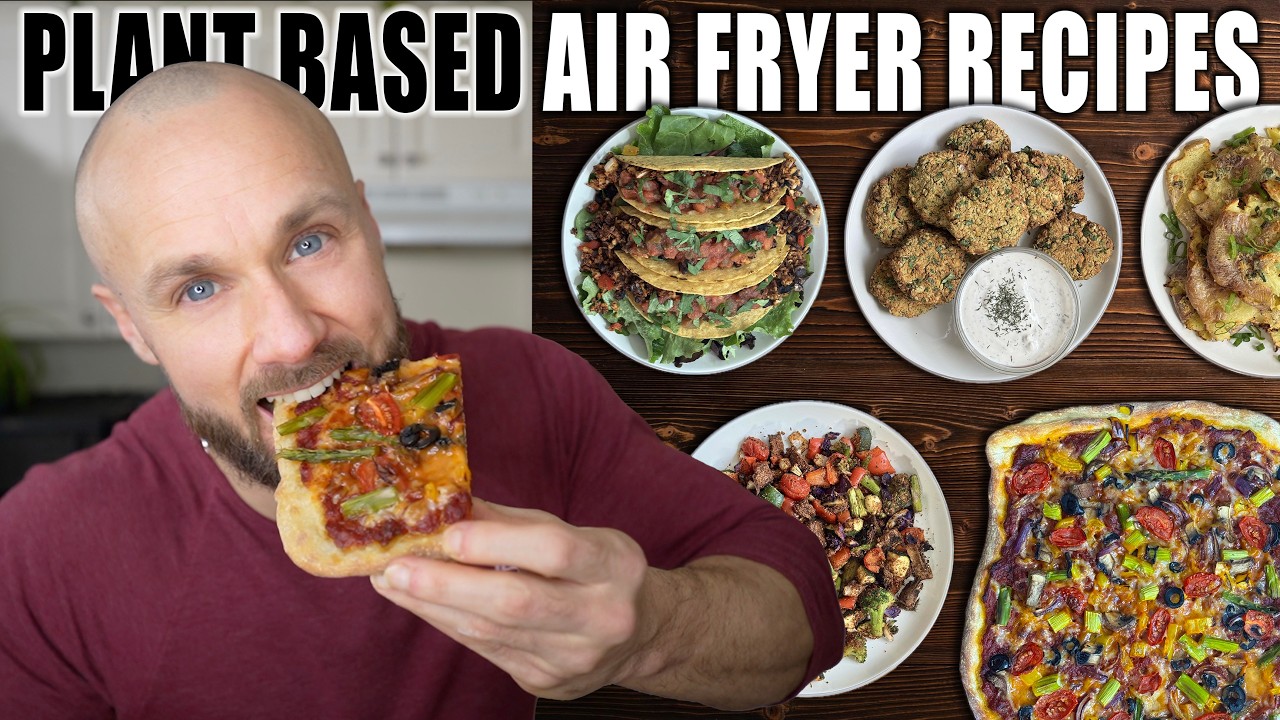 5 AMAZING AIR FRYER RECIPES | TACOS, PIZZA, AND MORE! 🌮 🍕