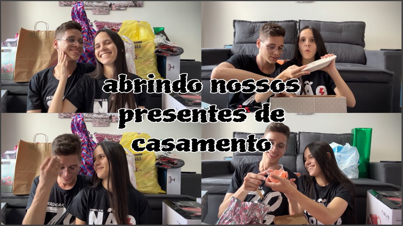 ABRINDO NOSSOS PRESENTES DE CASAMENTO Ep:1 🎁💍 -Ruth Martins