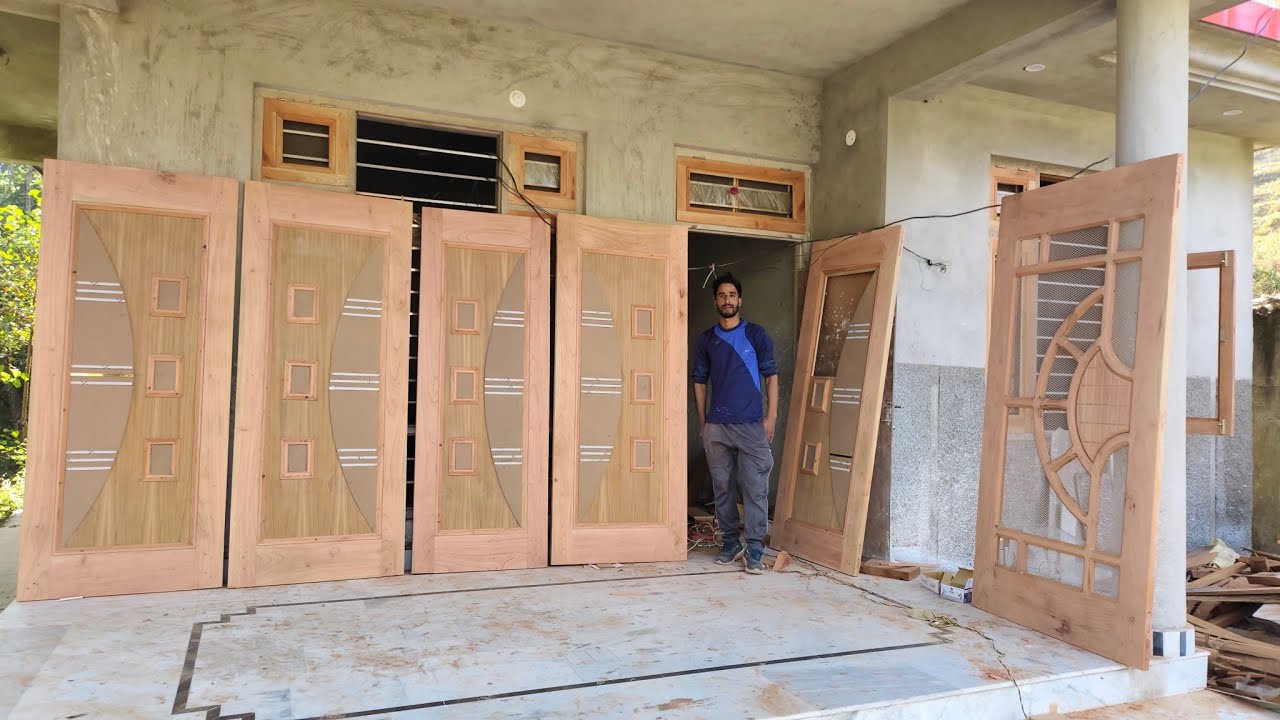 How to build beautiful wooden jali 🚪 door 