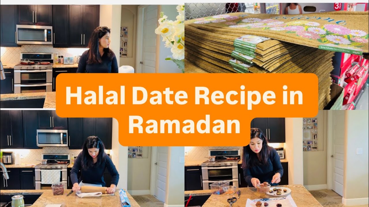 Halal date Recipe in Ramadan / i love halal dates 