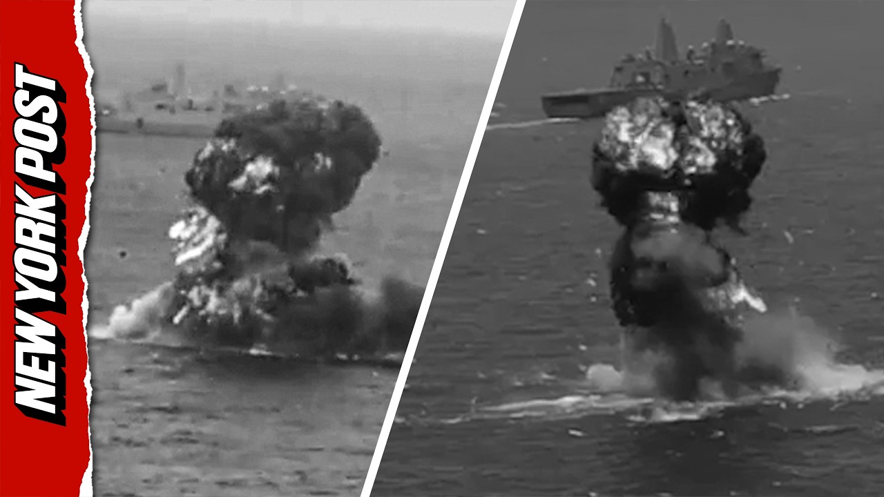 Watch: US Military Intercepts and Annihilates Drug Trafficking Refueling Vessels