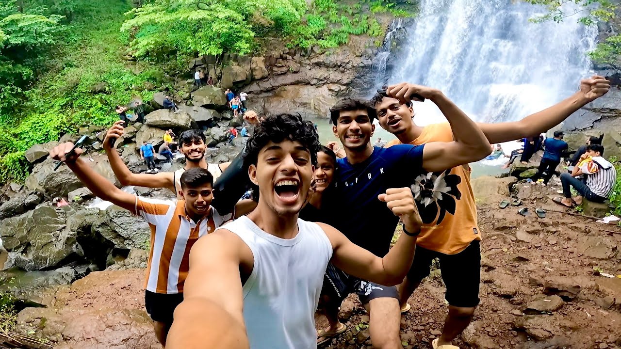 Explored 2025’s Monsoon first Waterfall | Dhangar Waterfall Badlapur | Mihir Zenex