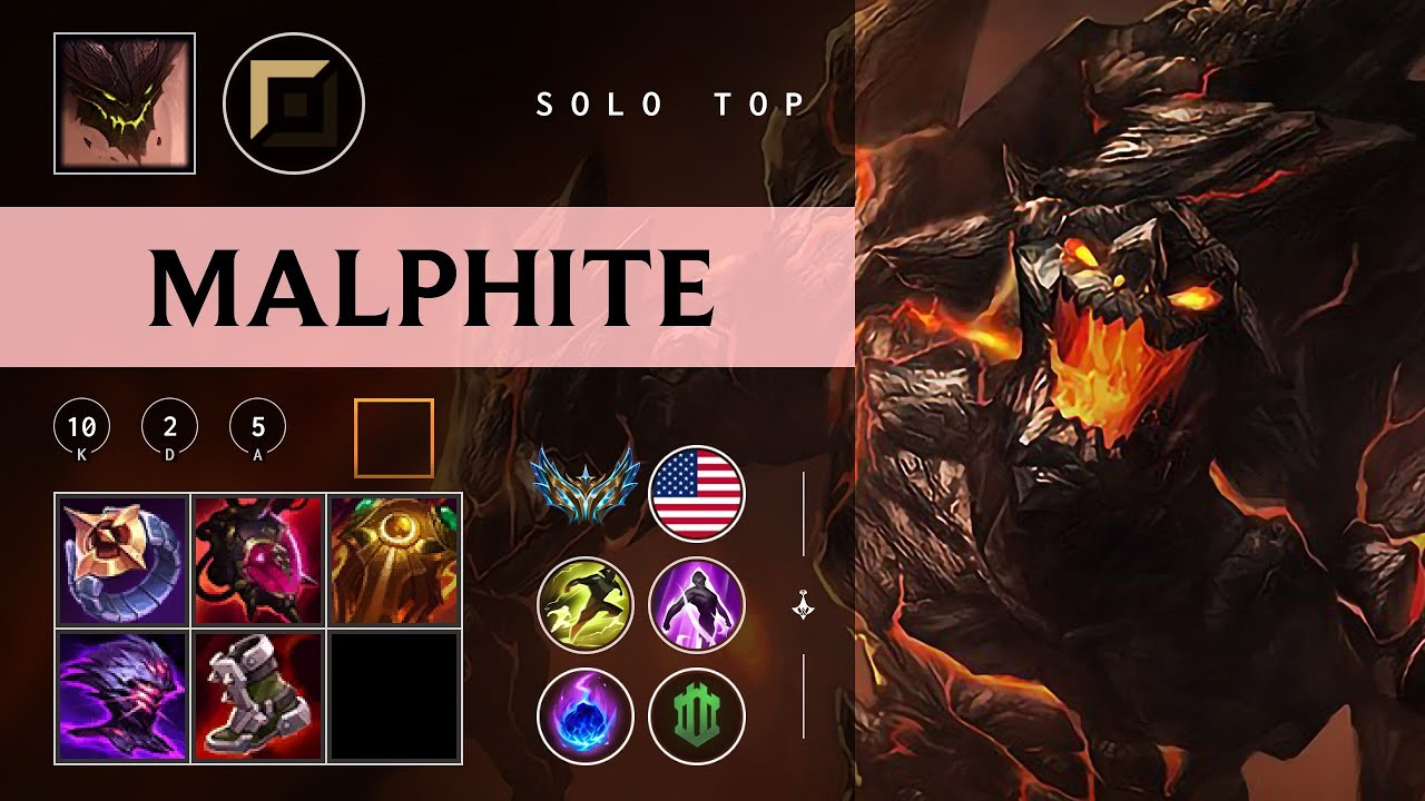 Malphite Top vs Malzahar - NA Challenger Patch 26.02