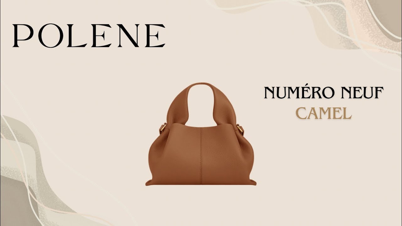 [Ba Hải Gác] Túi Polène Paris Numéro Neuf Mini - màu camel chất da bền, thiết kế dễ phối đồ - giá rẻ