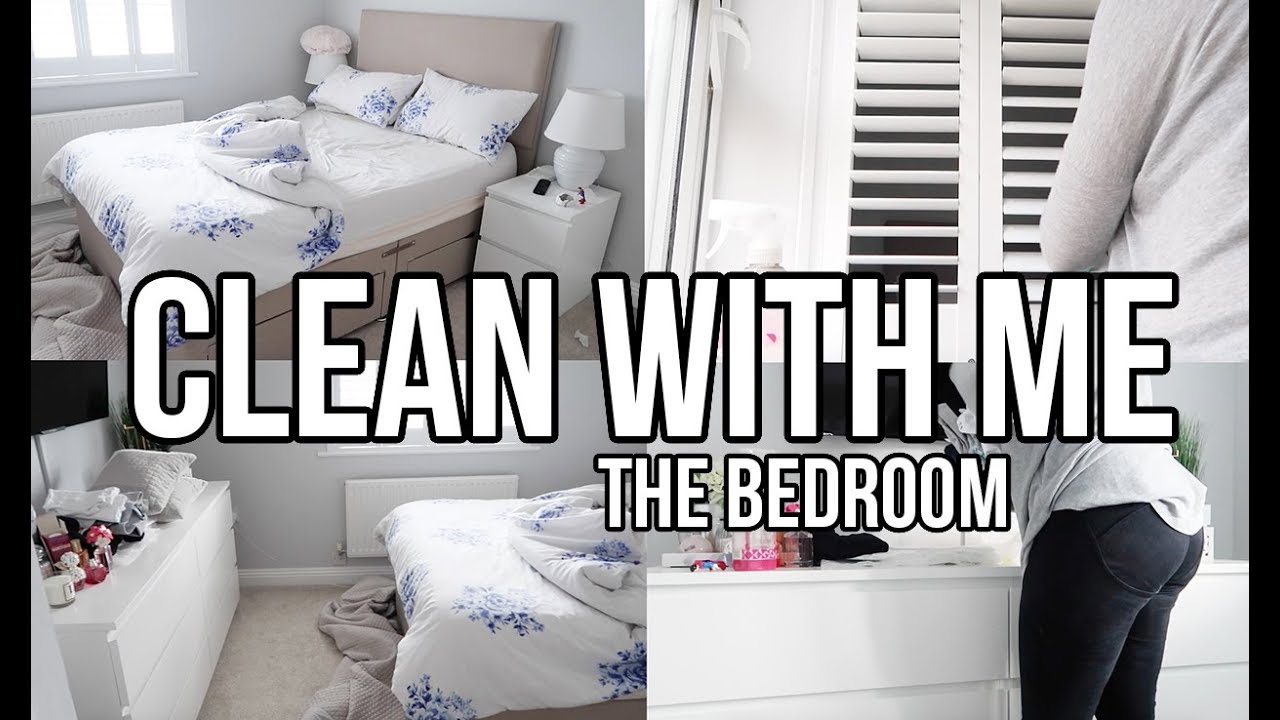 CLEAN WITH ME || BEDROOM ROUTINE 2018