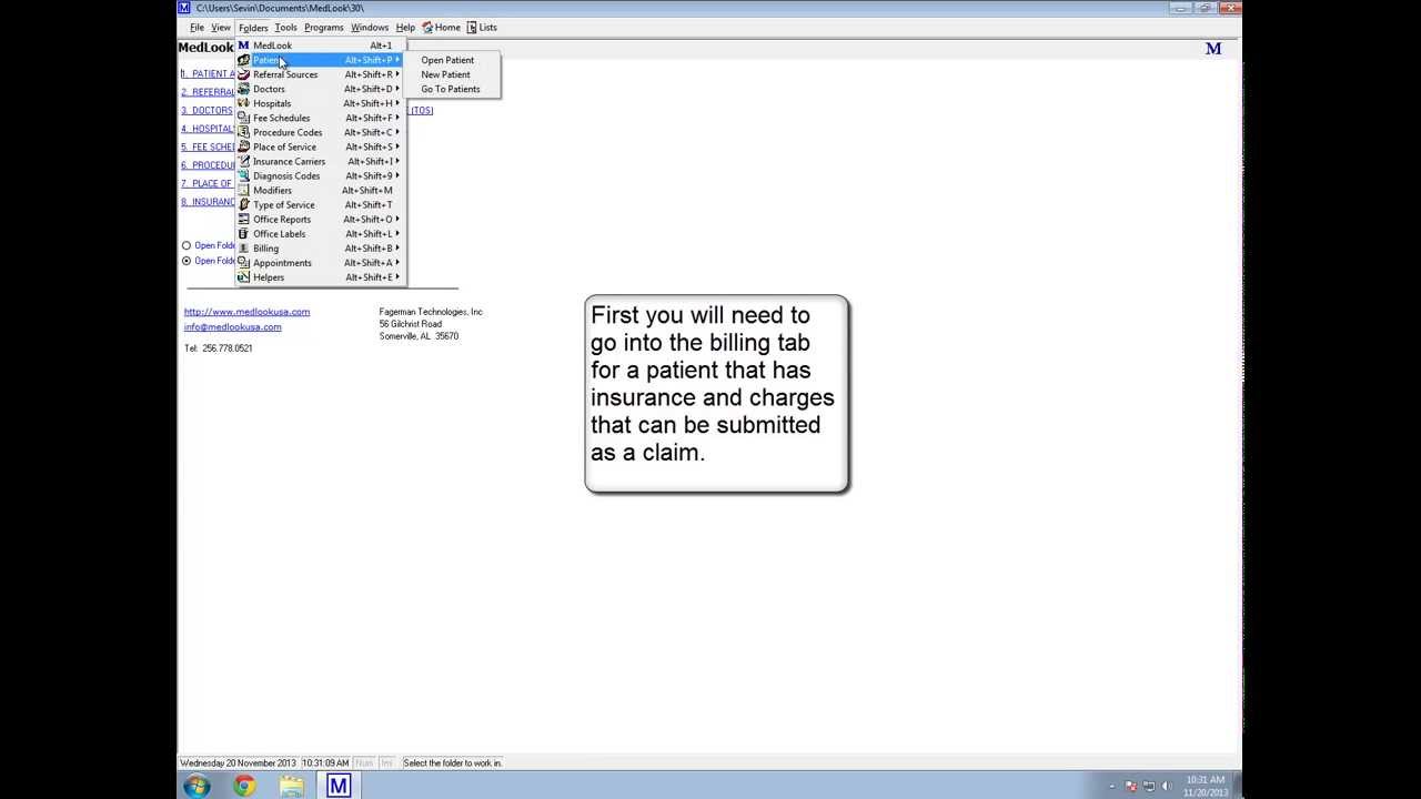 Saving the CMS 1500 as a PDF