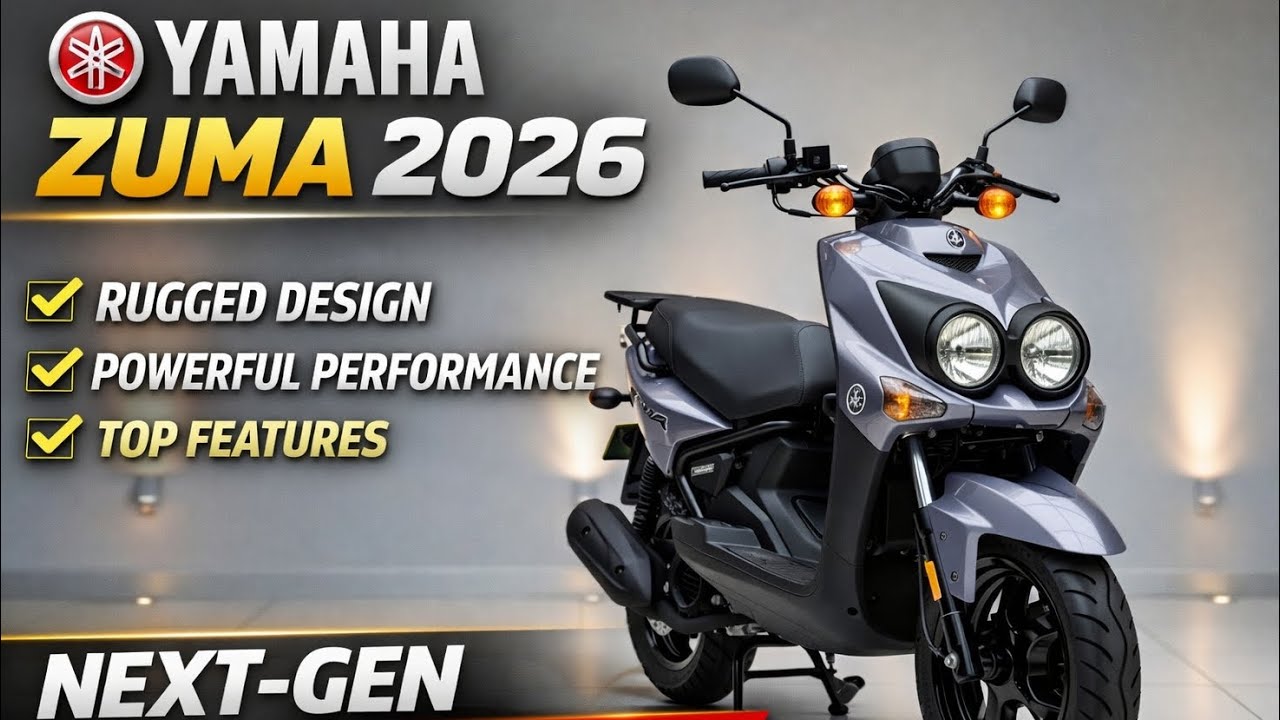 Yamaha Zuma 2026 🔥 Rugged Scooter Redefined | Features, Performance & Why It Stands Out