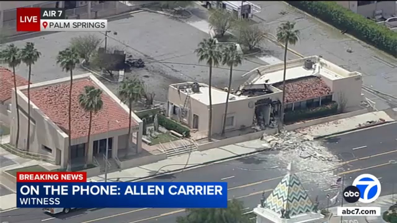 Witness describes moments after car explosion rattled Palm Springs