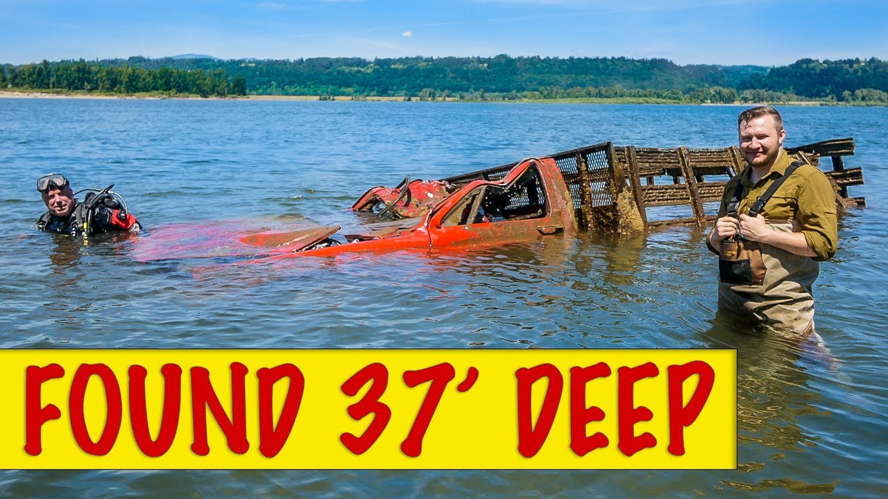 Farmers MISSING Pickup Truck FOUND 37' Underwater in River!