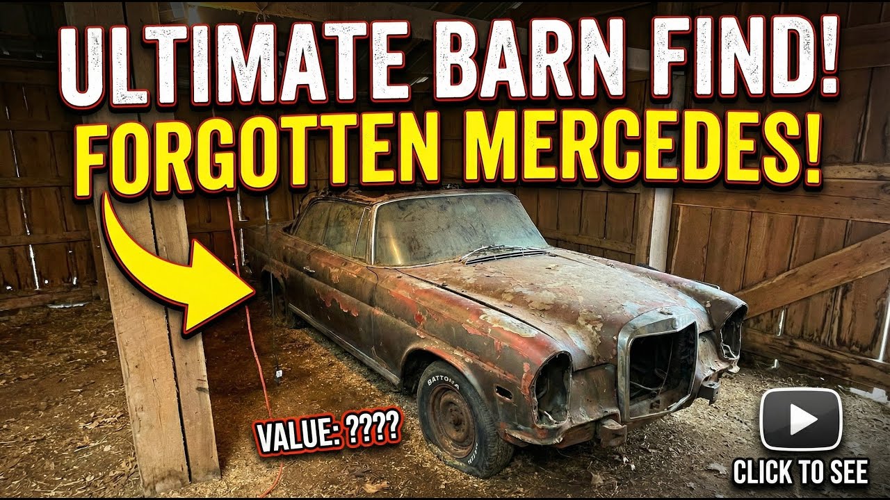 UNBELIEVABLE Transformation! Restoration Abandoned Mercedes 1969 MERCEDES 280SE CABRIOLET