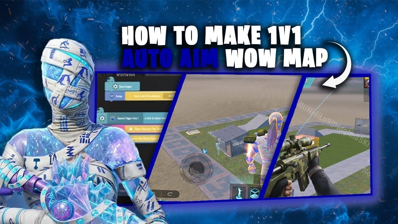 How to make 1v1 Auto aim WOW map