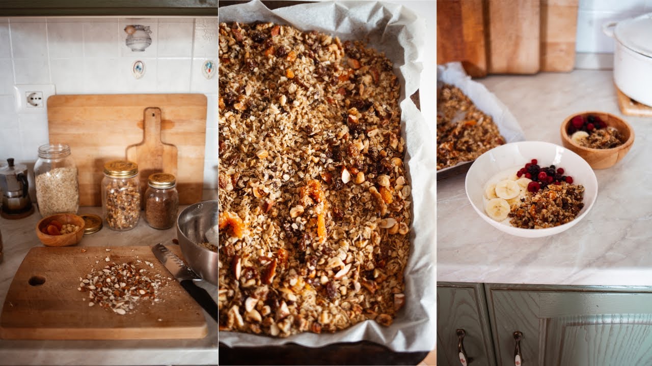 Una GRANOLA semplice con un piccolo aiutante