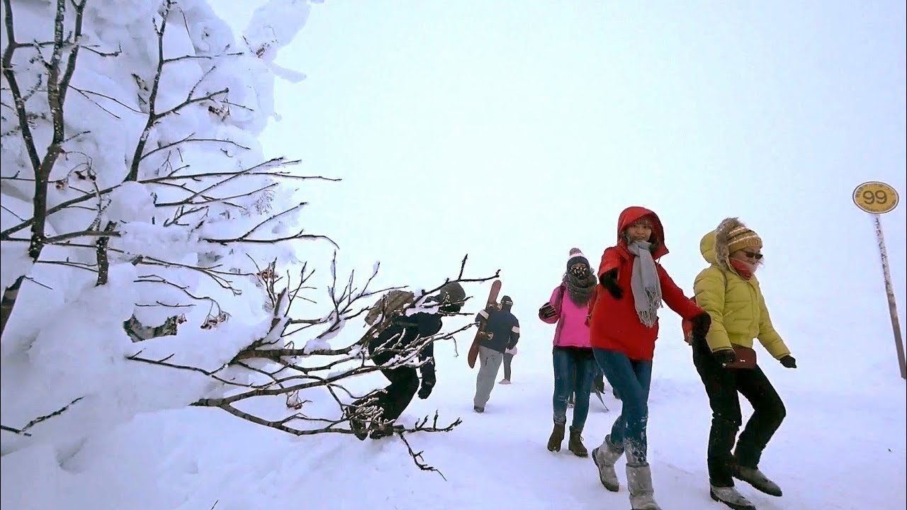 日本山形縣迷霧藏王樹冰的歡樂時光 Happy time in Zao Ice Monster, Yamagata (Japan)