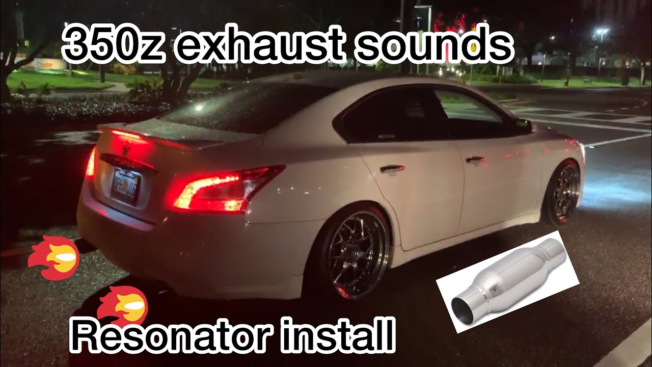 7th gen Maxima exhaust “resonator” upgrade!! Vibrant resonator install on Nissan Maxima/New wheels