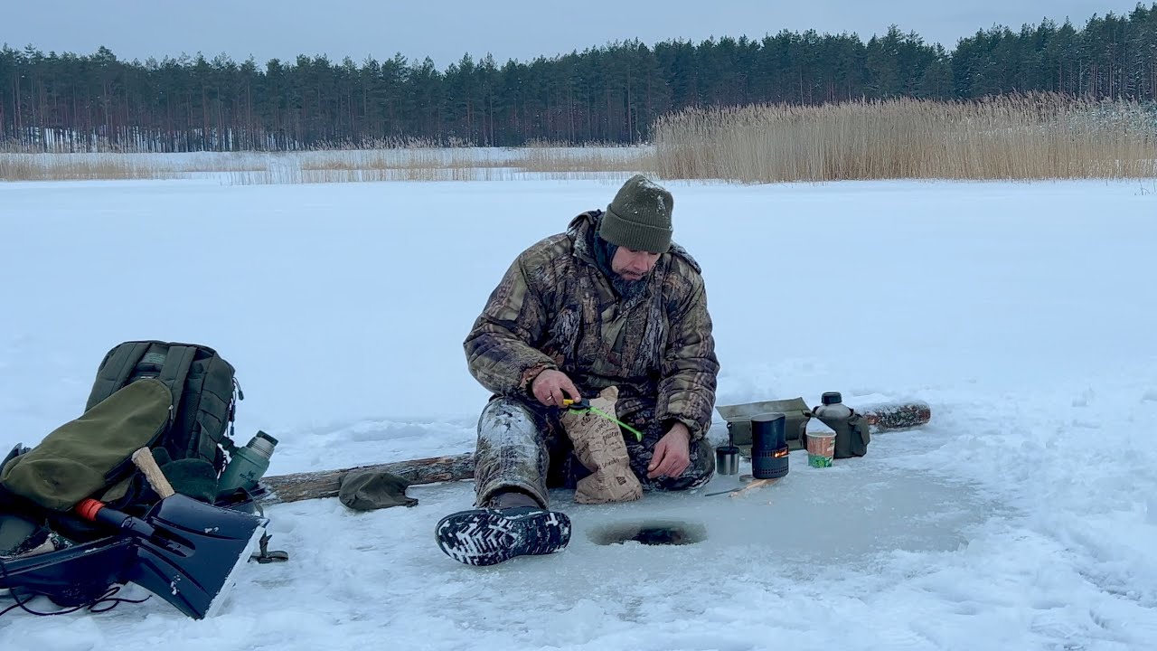The joy of ice fishing with minimalist gear